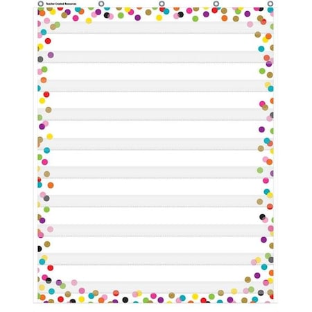 Teacher Created Resources Teacher Created Resources TCR20328 34 x 44 in. Confetti 10-Pocket Chart TCR20328